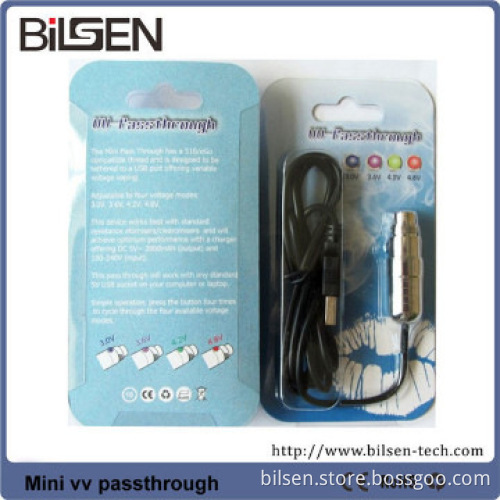 2014 Best Selling Mini eGo VV USB Passthrough eGo VV battery